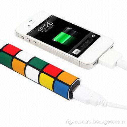 Slim mini cylinder power bank, weighs 65g